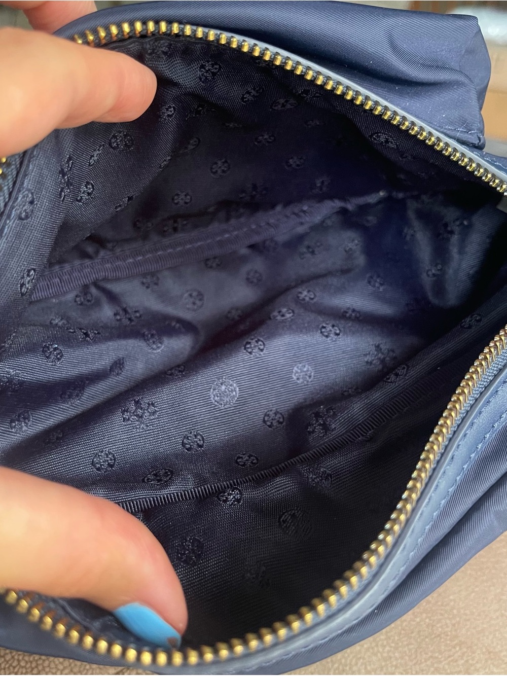 Tory Burch Navy Blue Belt Bag - Picture 3 of 4